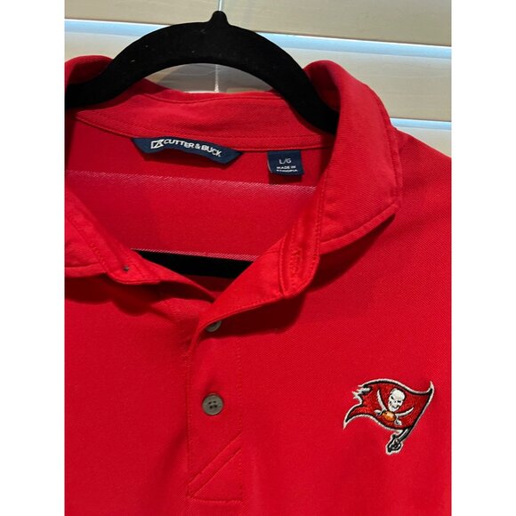 Cutter&Buck Tampa Bay Buccaneers Polo Shirt - Size L - Picture 2 of 3